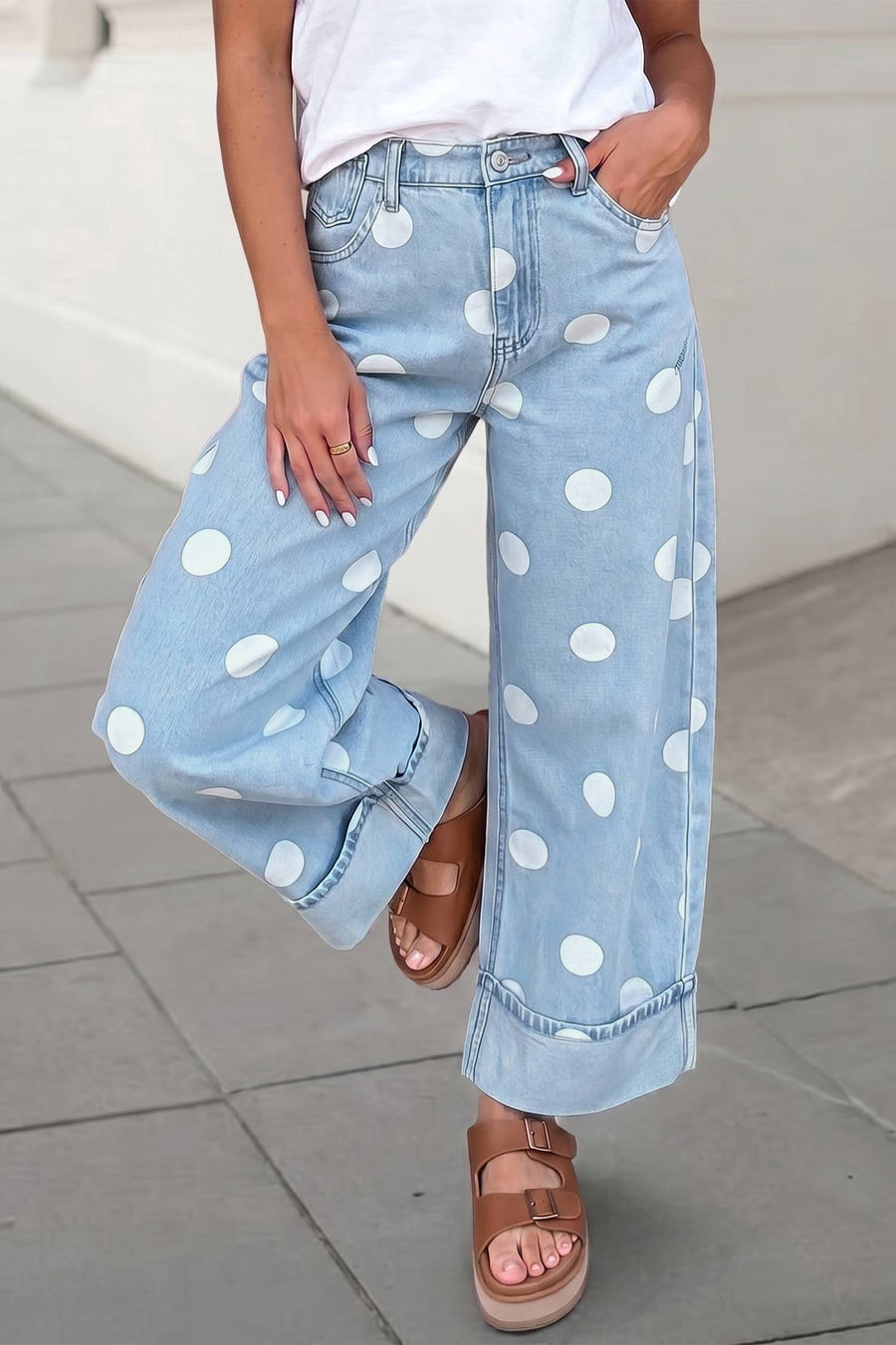Dots, Denim & Good Vibes Only