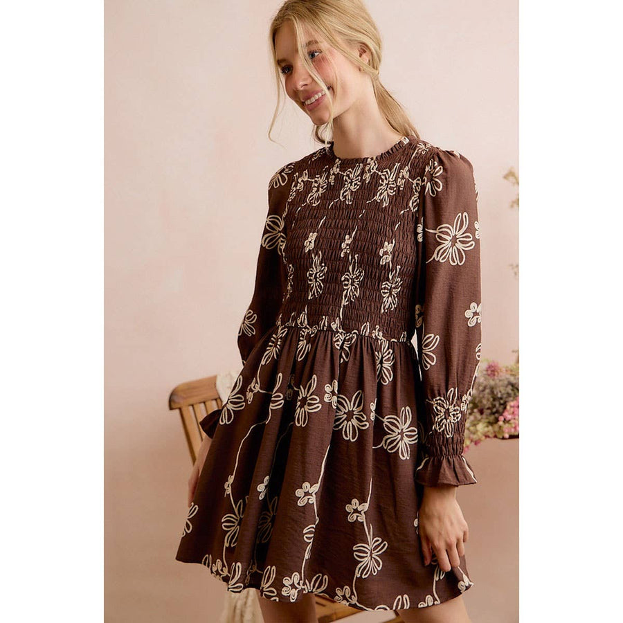 Blossomed Hour Mini Dress