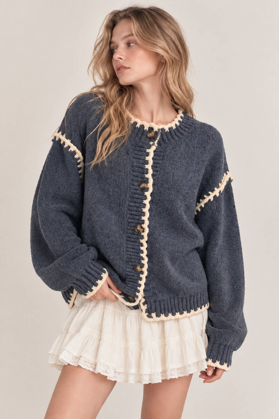 Sunday Morning Fuzzy Cardigan